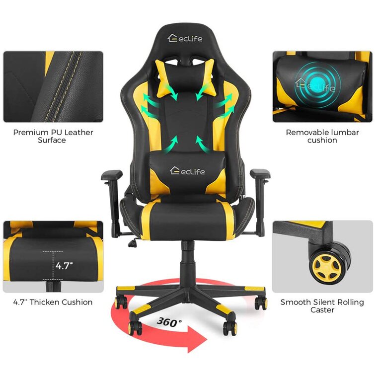 Gaming chair eclife hot sale